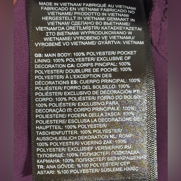 The North Face Womens Purple Button Up Shirt Small Outdoor Hiking Top - Picture 5 of 10